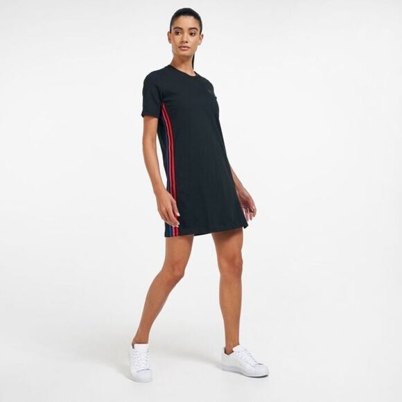 ADIDAS womens Adicolor Trefoil3D shirt dress - Picture 3 of 15